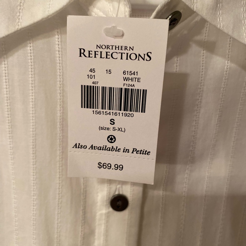 SOLD!! Northern Reflections NWT Button Down Shirt - Picture 4 of 6